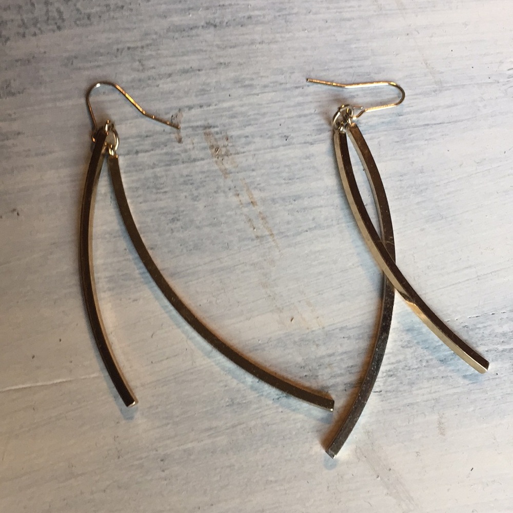 Gold earrings